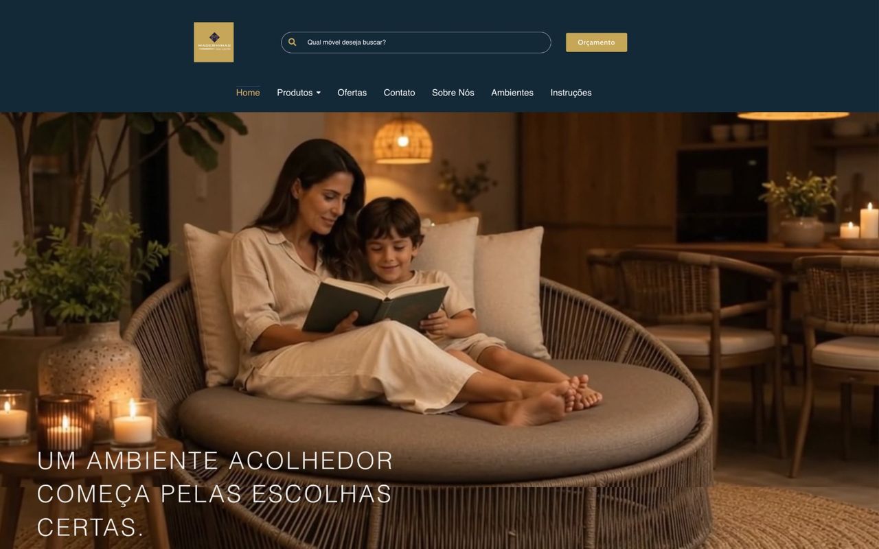 Captura do site MaderMinas